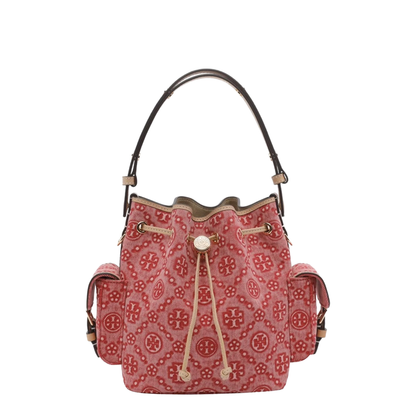 Denim T Monogram Bucket Bag