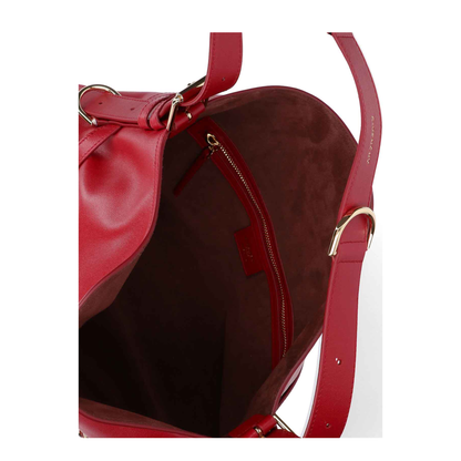 Medium Voyou Bag in Shiny Leather