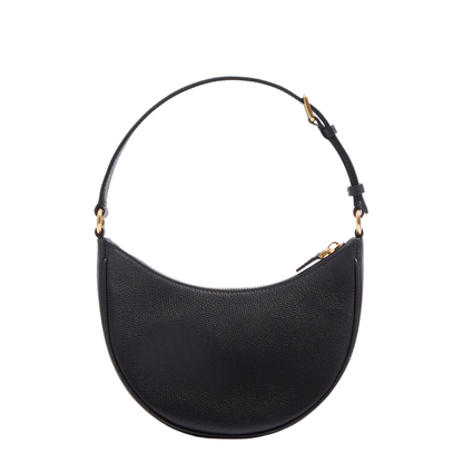 VLogo Signature Leather Mini Shoulder Bag - Black
