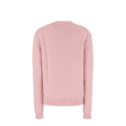 Midweight Crew-Neck Sweater Pink