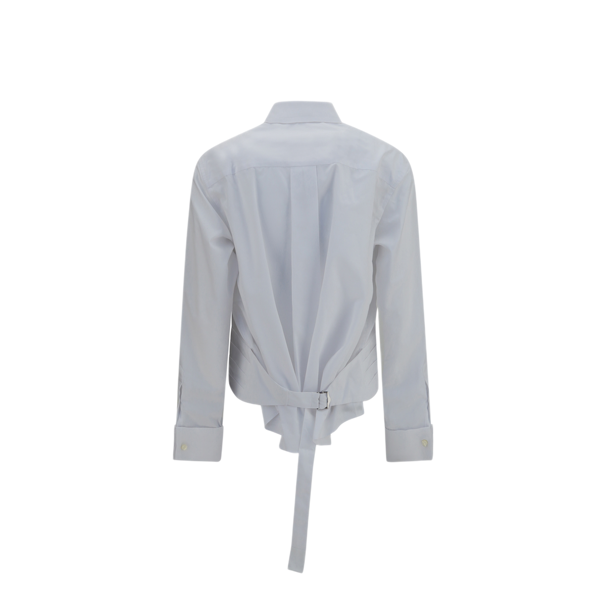 MAYFEYR - Sacai - Cotton Poplin Shirt With Belt - 2608667151
