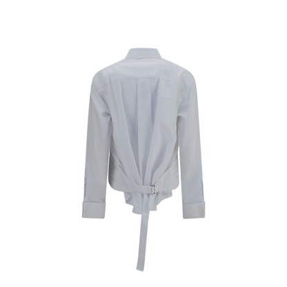 MAYFEYR - Sacai - Cotton Poplin Shirt With Belt - 2608667151