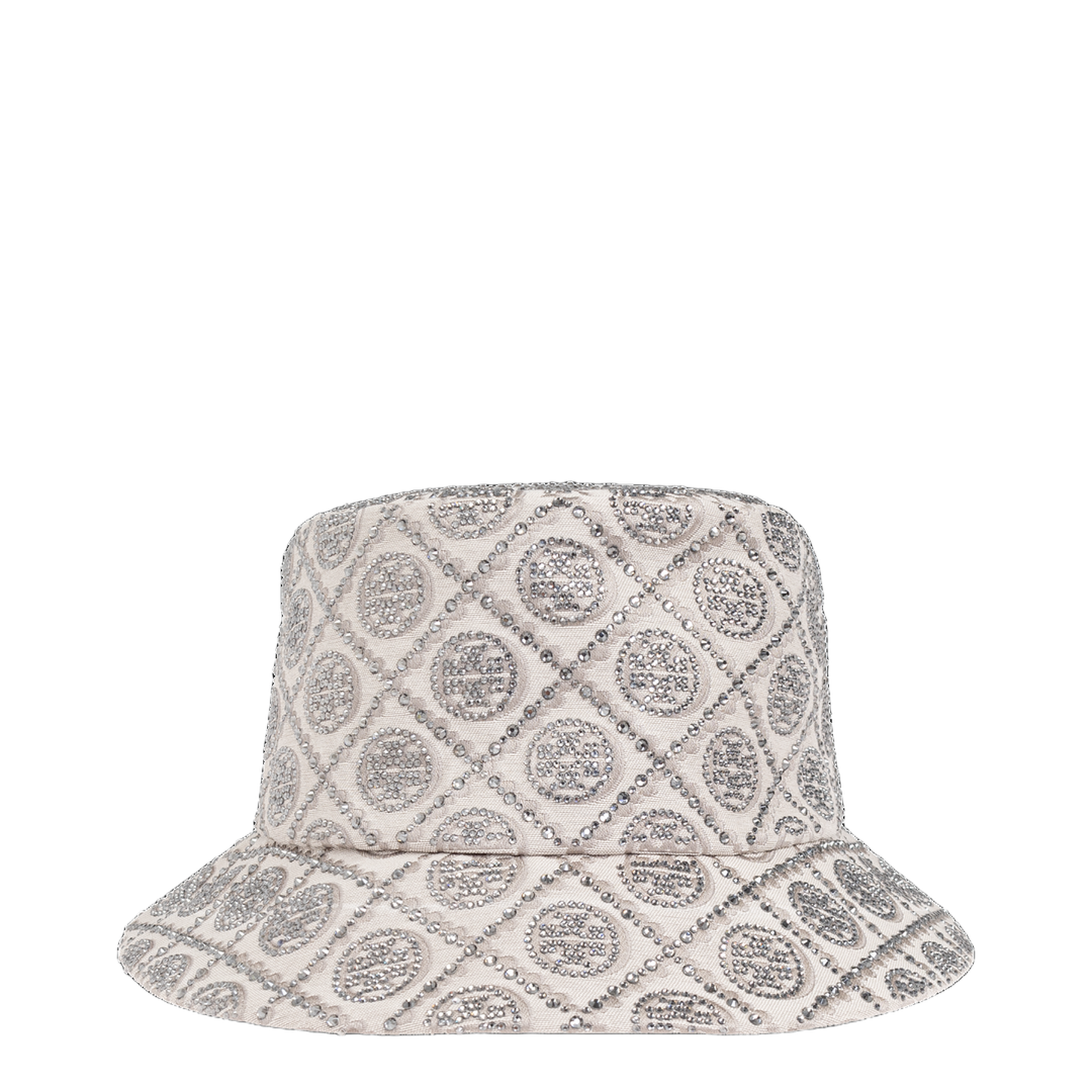 Hat with Shimmering Appliqués