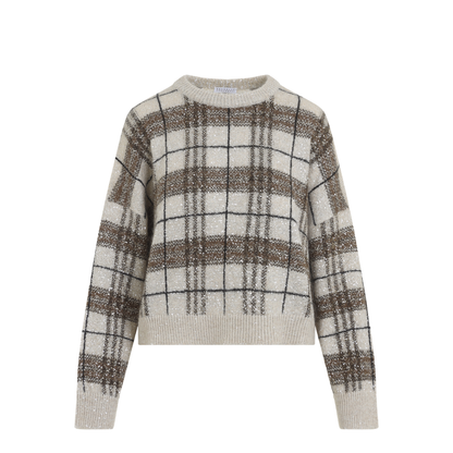 MAYFEYR - Brunello Cucinelli - Check Sweater - MPN570310