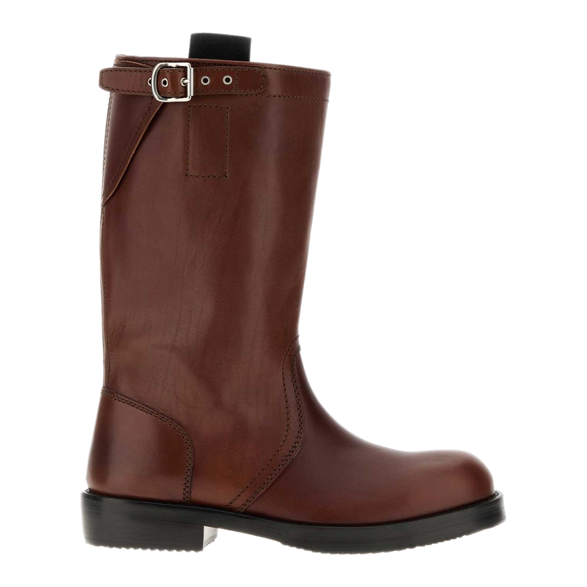 MAYFEYR - Dries Van Noten - Chocolate Leather Sneakers - 2620217230105358