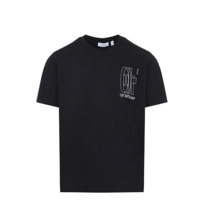 MAYFEYR - Off-White - Big Double Arrow T-Shirt - OMAA027S26JER0030001BLACK
