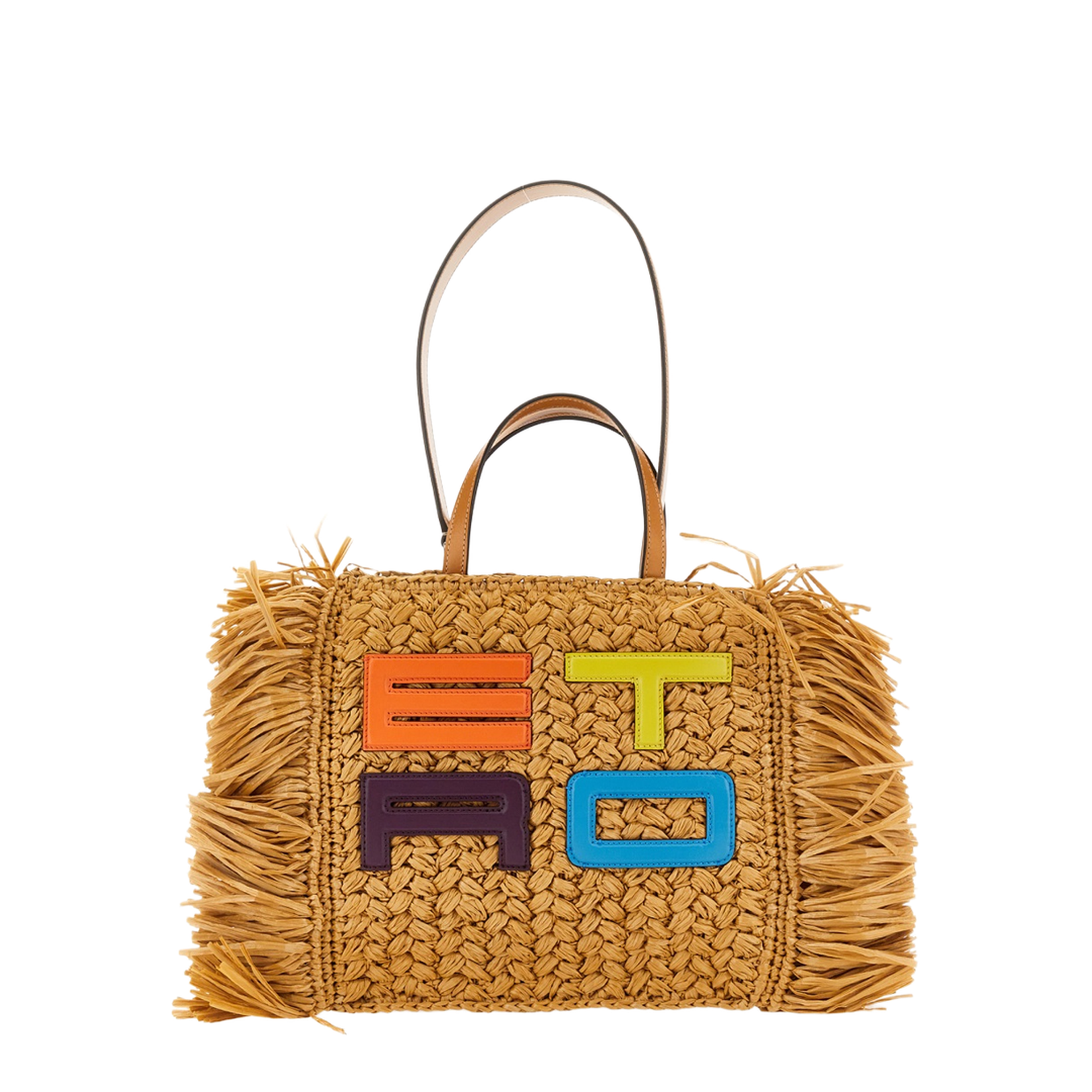 RAFFIA TOTE BAG