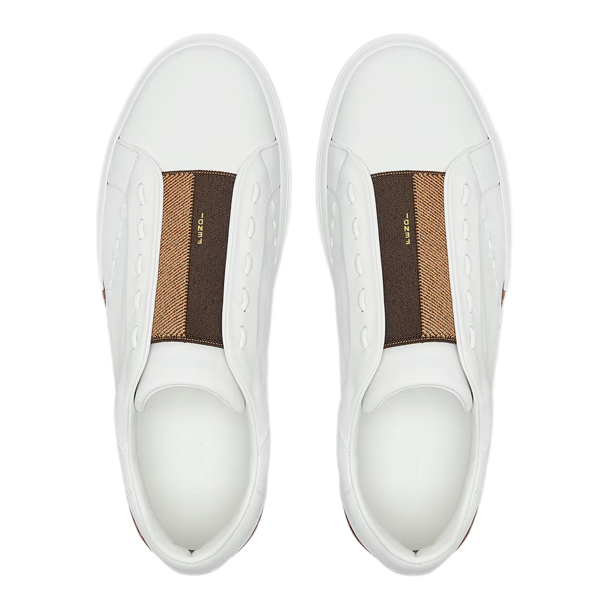 City Low-Top Sneakers In White Leather