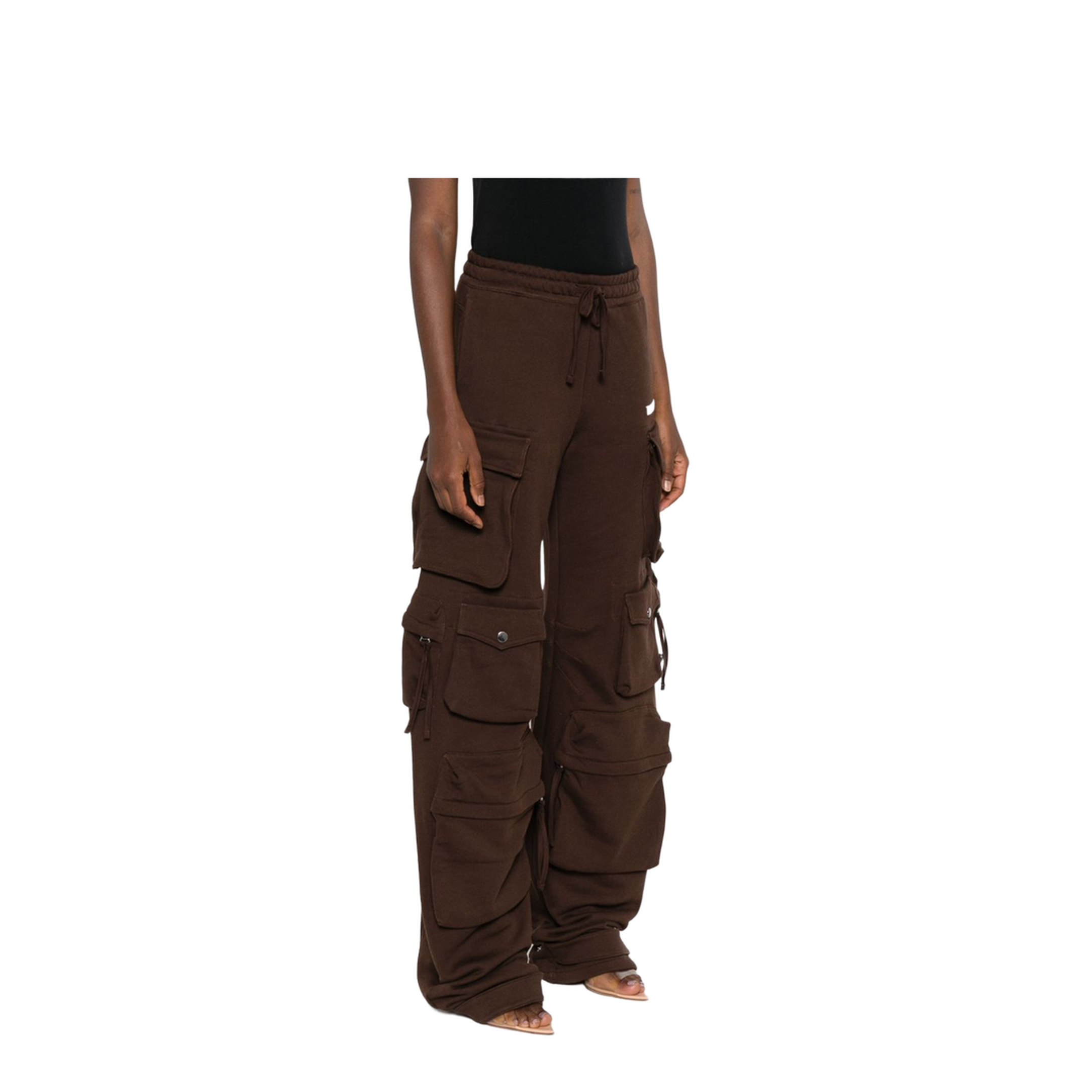 Brown Fern Cargo Pants