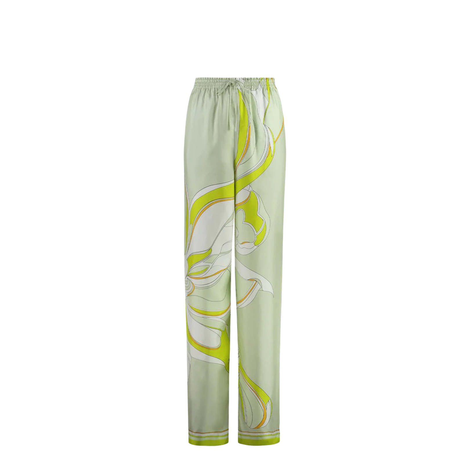 Printed Silk Pants