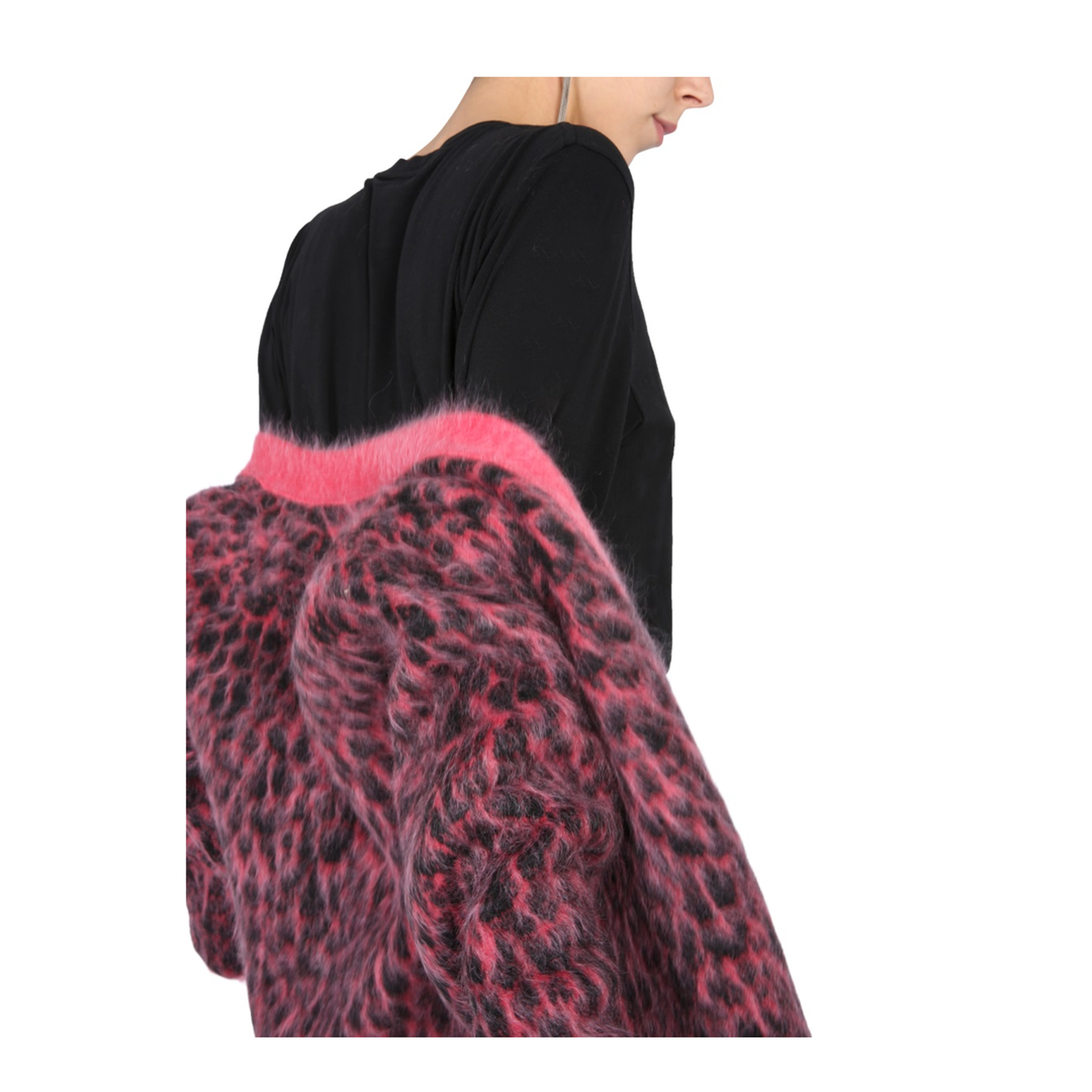 Leopard Jacquard Cardigan