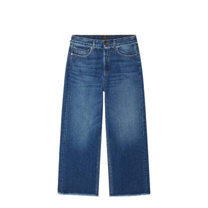 MAYFEYR - Alanui - Fringed Jeans Dark Wash Blue Denim - LWYA01AR25DEN0014700
