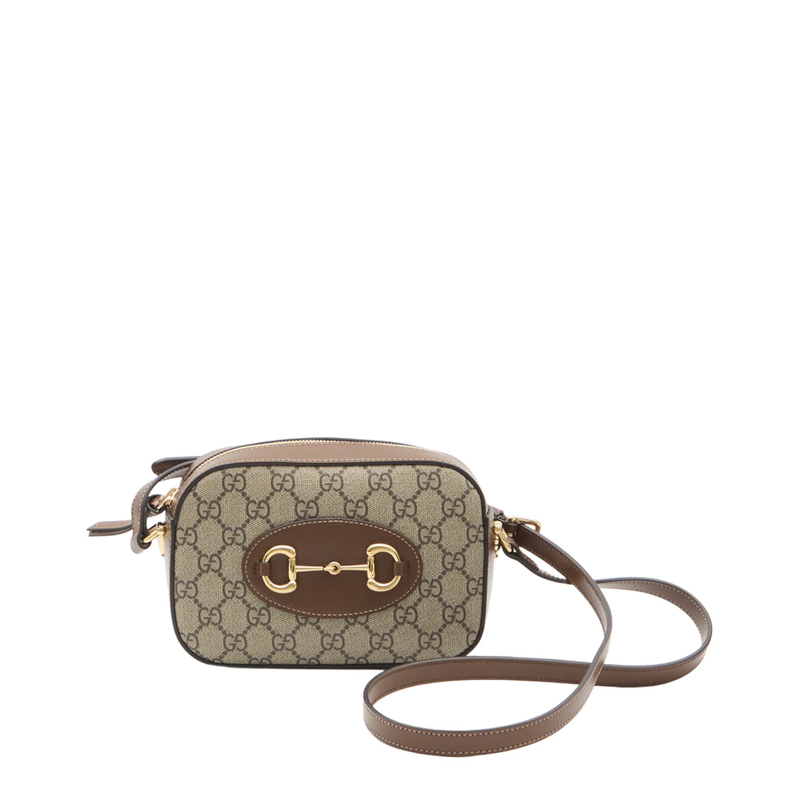 Horsebit 1955 Small Leather Shoulder Bag - Brown