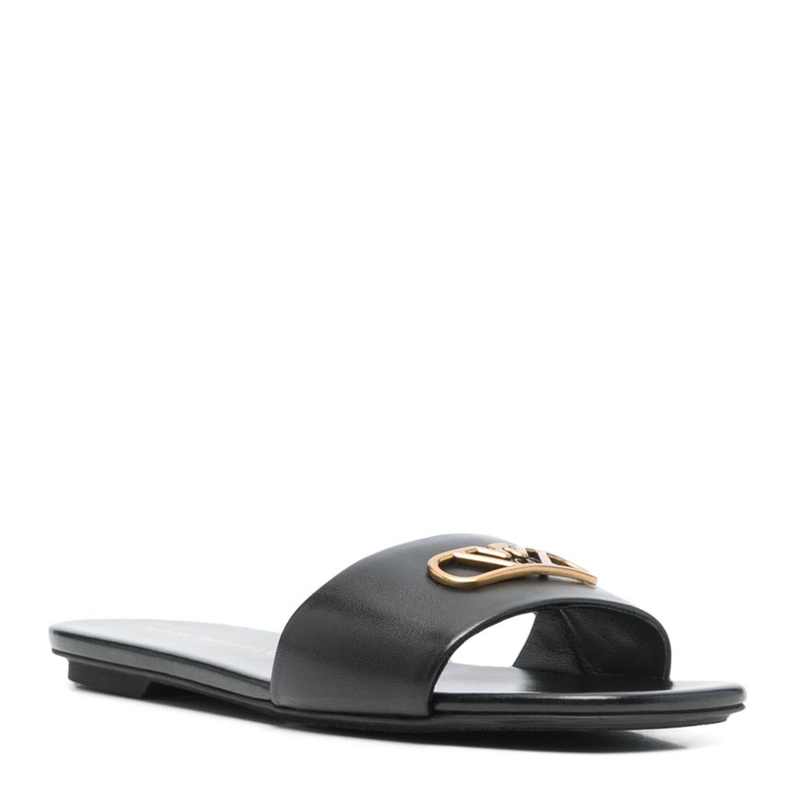 Nappa-leather Sandals with Eagle Plate