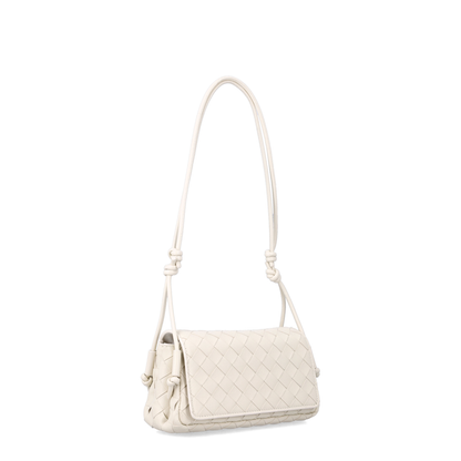 Notturno Intrecciato Nappa Crossbody - Sea Salt