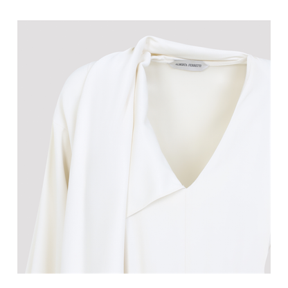 MAYFEYR - ALBERTA FERRETTI - Enver Satin Dress - A041451278003