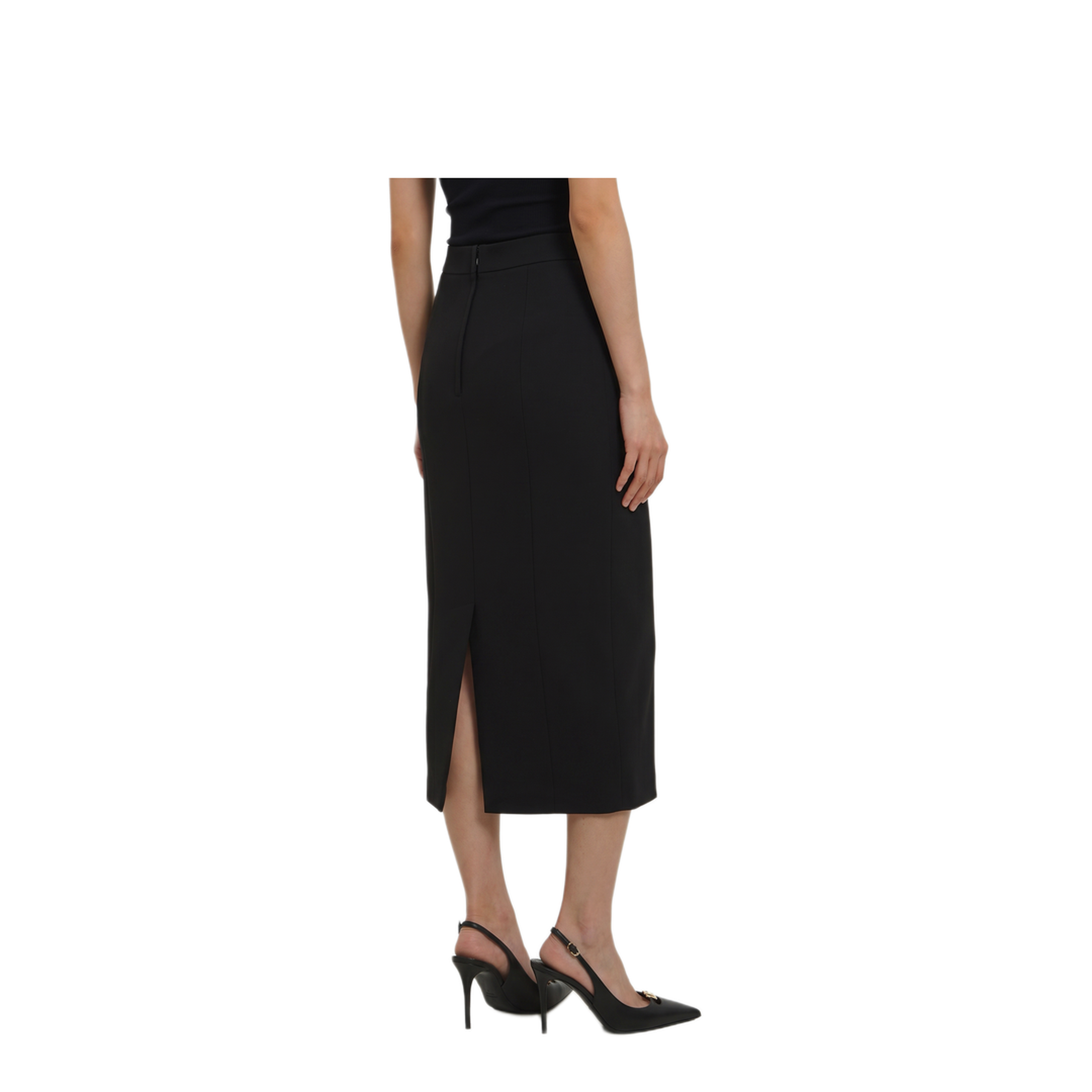 MAYFEYR - Dolce & Gabbana - Virgin Wool Midi Skirt - F4DEJTFUBCEN0000