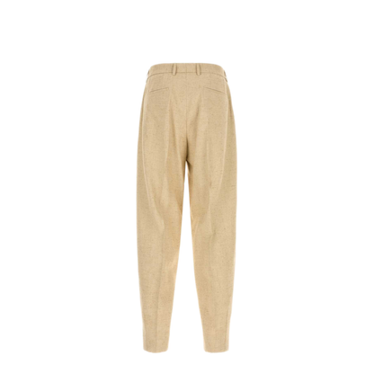MAYFEYR - Dolce & Gabbana - Sand Tweed Wide Leg Pant - GP10DTFUTDBS8230