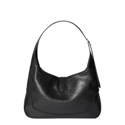 Jackie 1961 Medium Soft Grainy Leather Shoulder Bag - Black