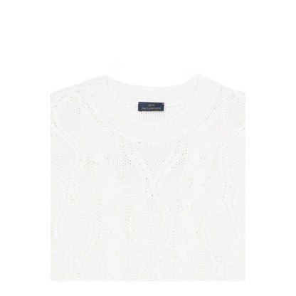 MAYFEYR - PAUL & SHARK - Cable Knit Crewneck Wool Sweater - 15311085010