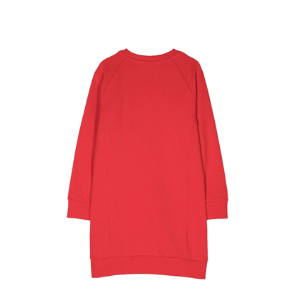 ml sweatshirt dress logo and buttons