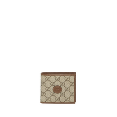 Gg Logo Interlocking Half Wallet Brown 673000 92Tcg 8563