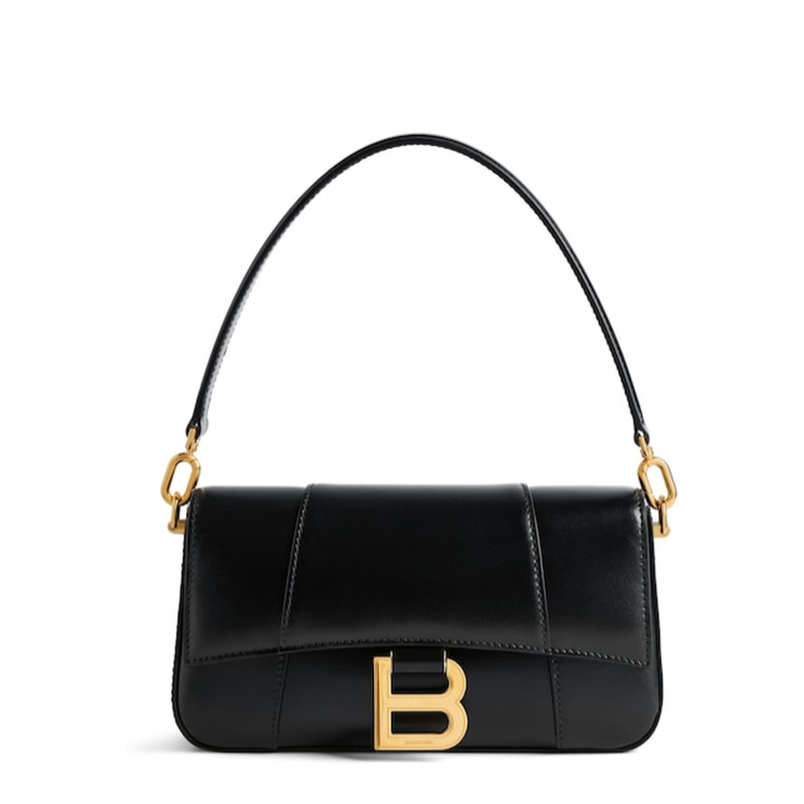 Sling Hourglass Bag in Black