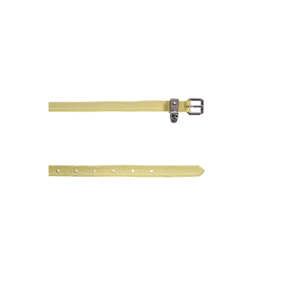 Double Belt with Skull and Pavè