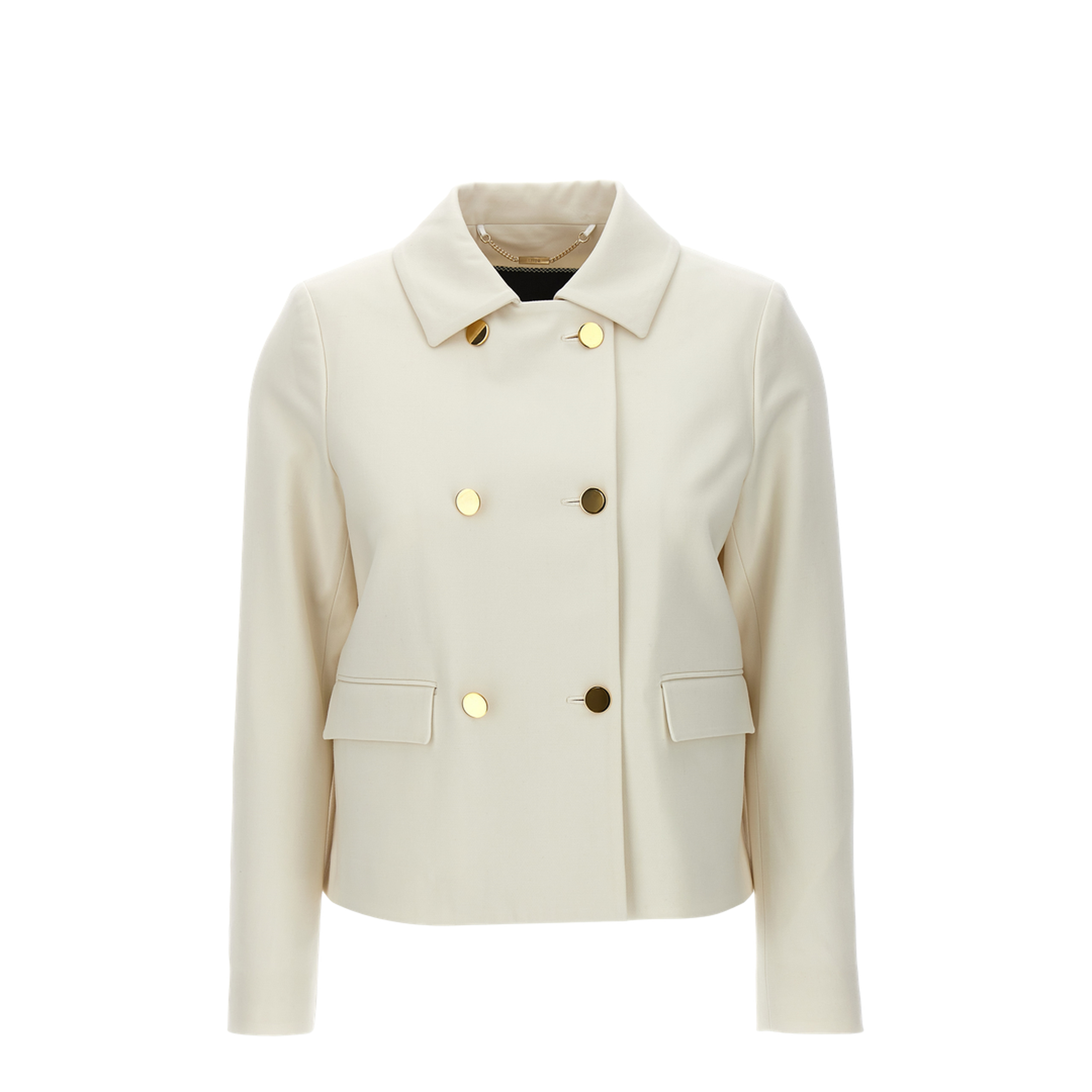 Cropped Double Breasted Jacket