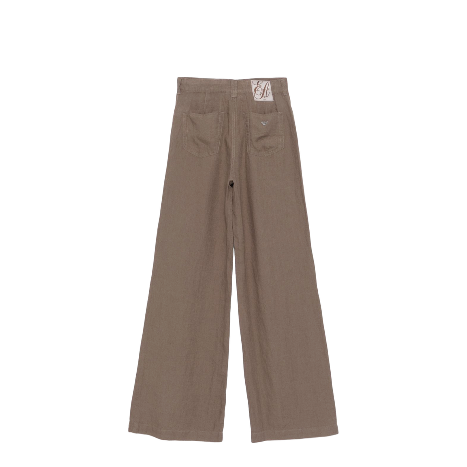 Wide-leg linen trousers
