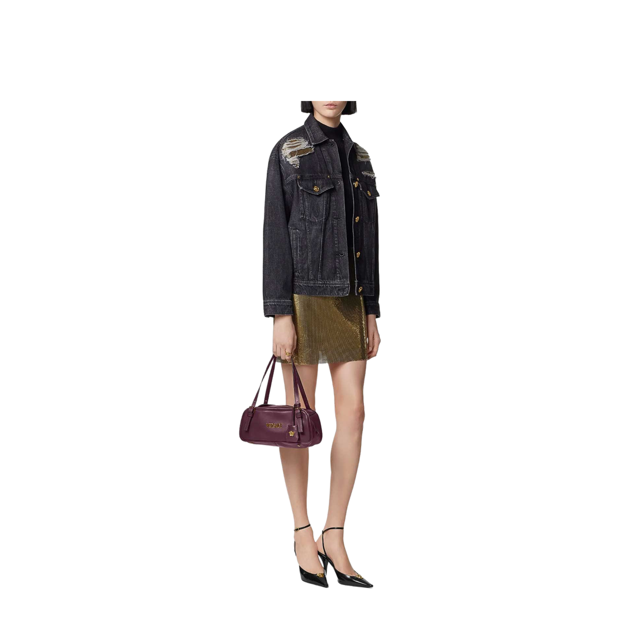Blouson In Denim - Black