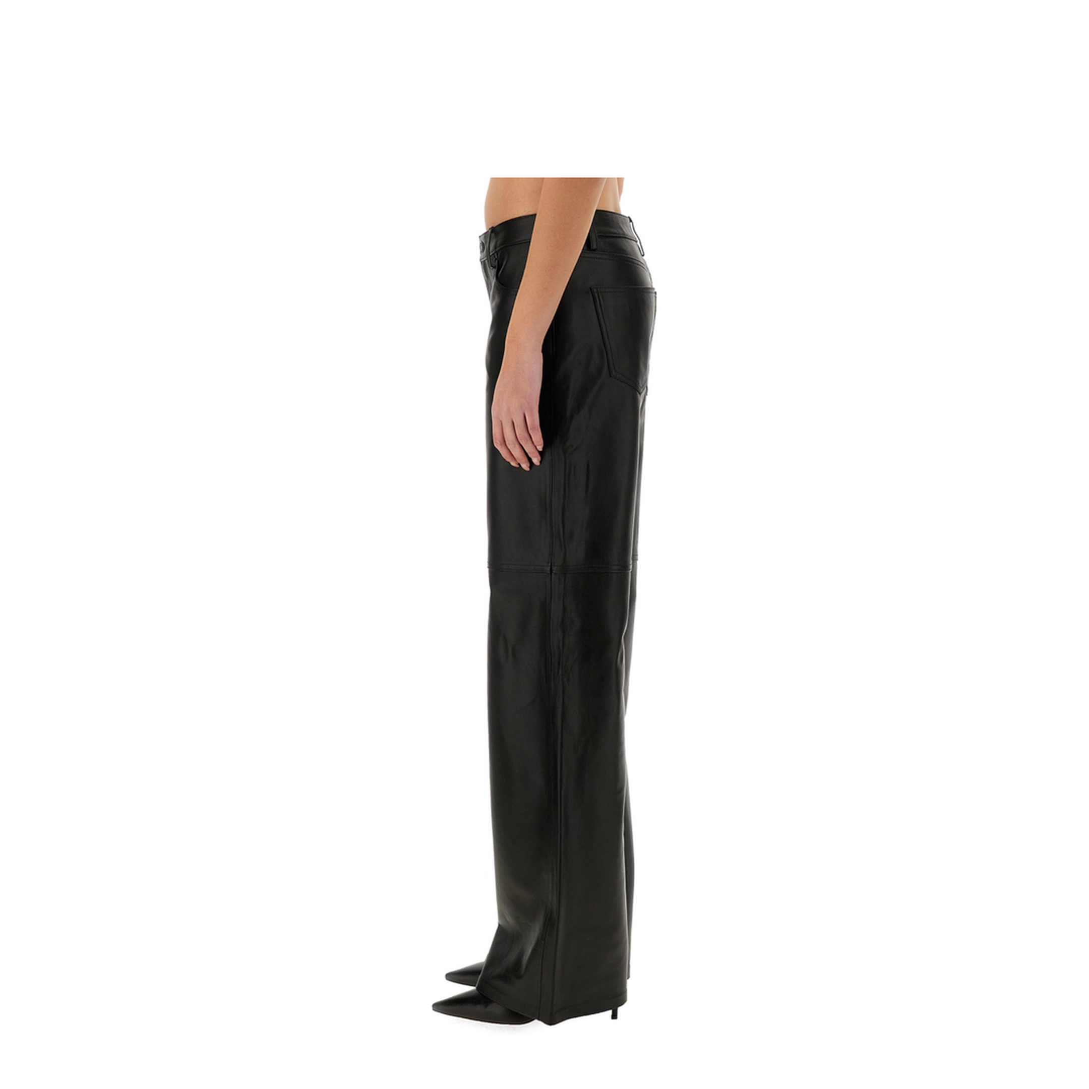MAYFEYR - MICHAEL BY MICHAEL KORS - Leather Pants - MR53065FAF001BLACK