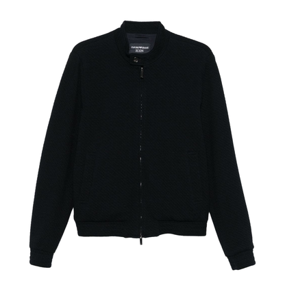 Navy Blue Blouson Jacket