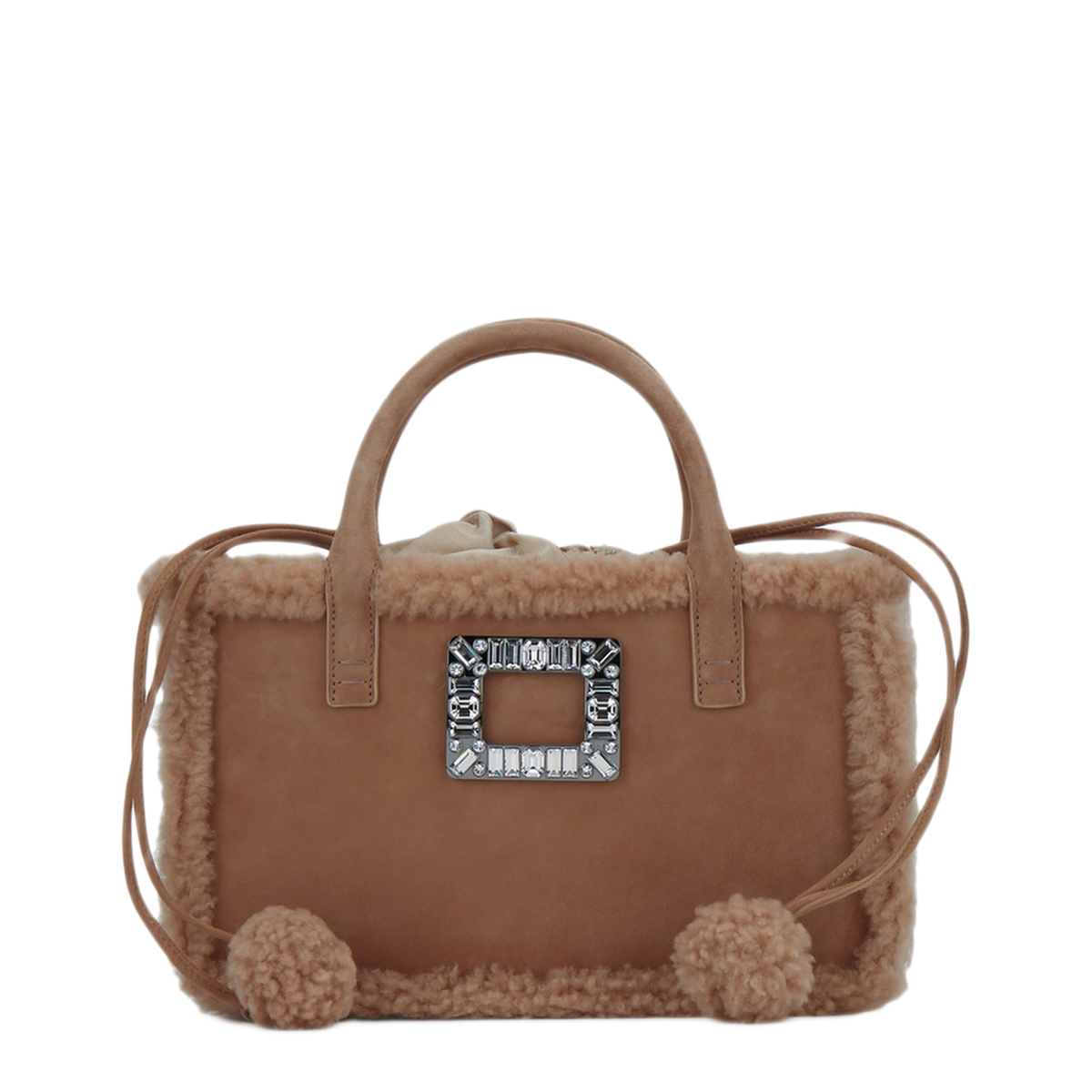 MAYFEYR - Roger Vivier - Viv Skate Shearling Top Handle - RBWAOZA3200UPV5P87