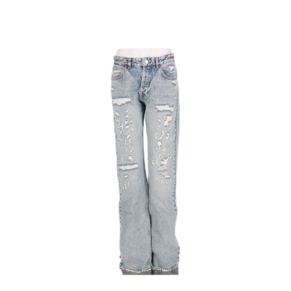 MAYFEYR - Isabel Marant Étoile - Blue Cotton Jeans - PA0819FAD4H05I30UL