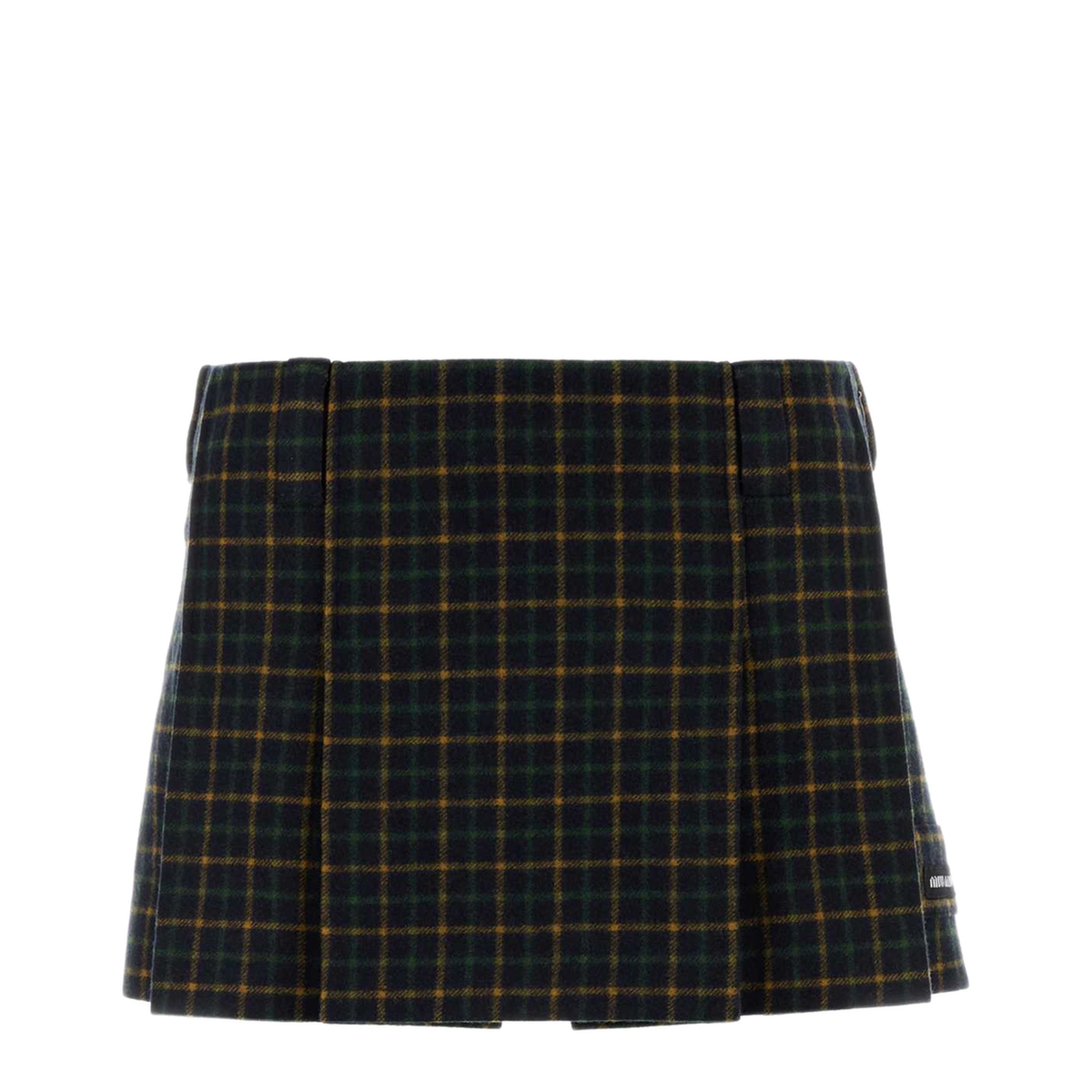 MAYFEYR - Miu Miu - Embroidered Flannel Mini Skirt - MG2749SOOO19CSF0S8N