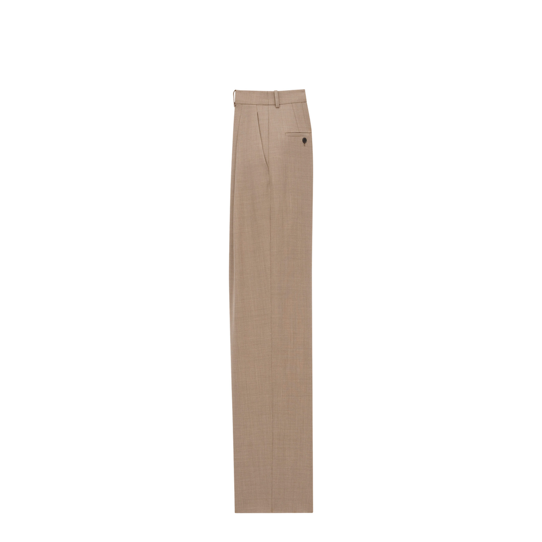 MAYFEYR -  - Wide-Leg Tailored Pants In Caviar Wool - 824389Y1I251506