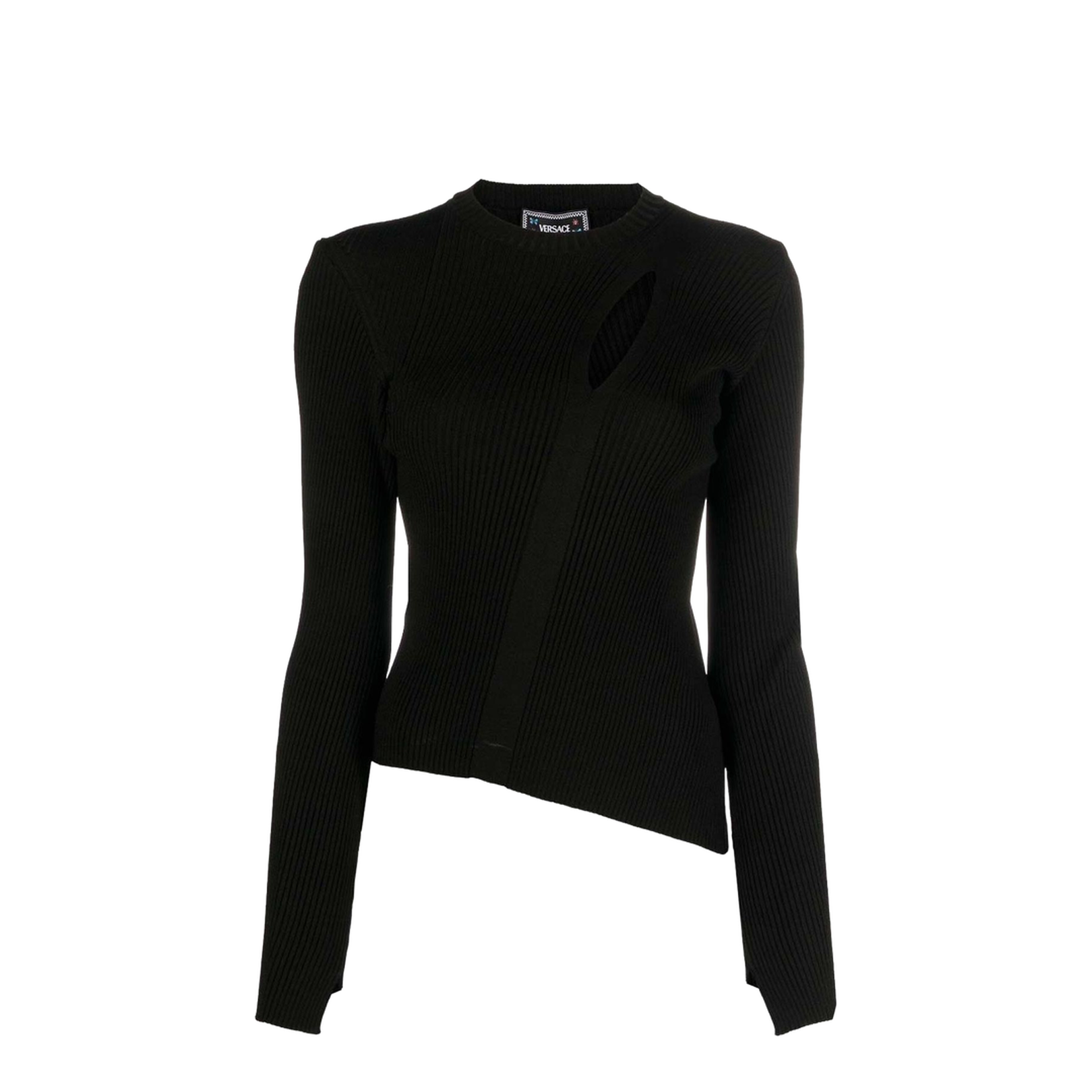 Black Viscose Blend Sweater
