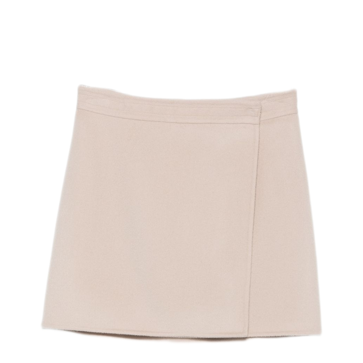 MAYFEYR - Semicouture - White Wool Skirt - Y6WV12W75-1