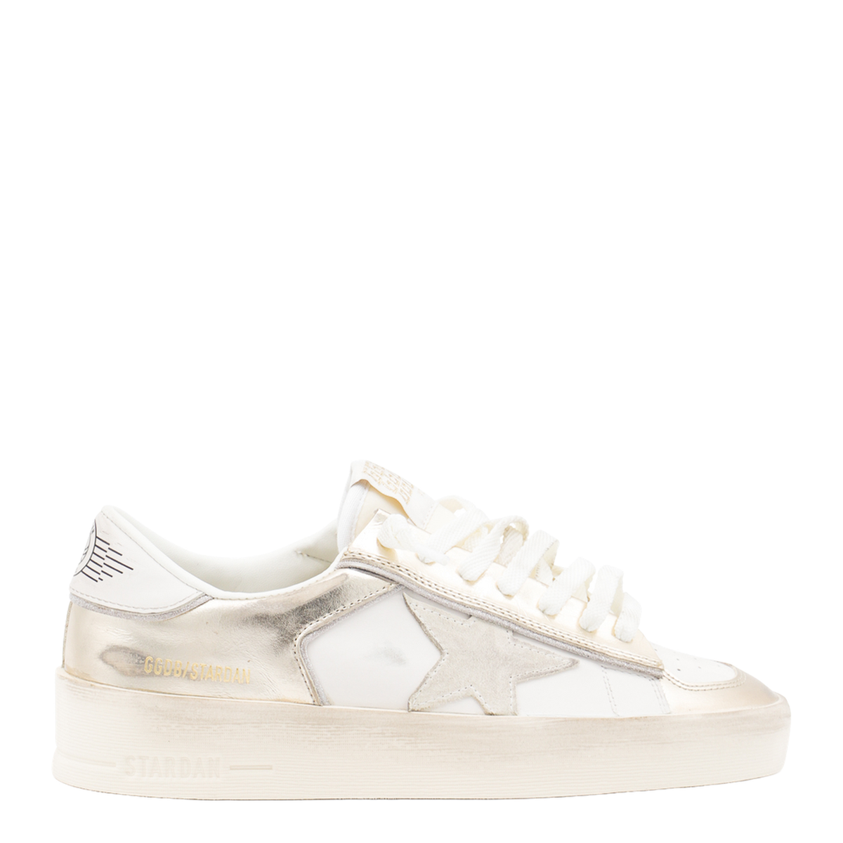 Lace-Up Flat Sneakers
