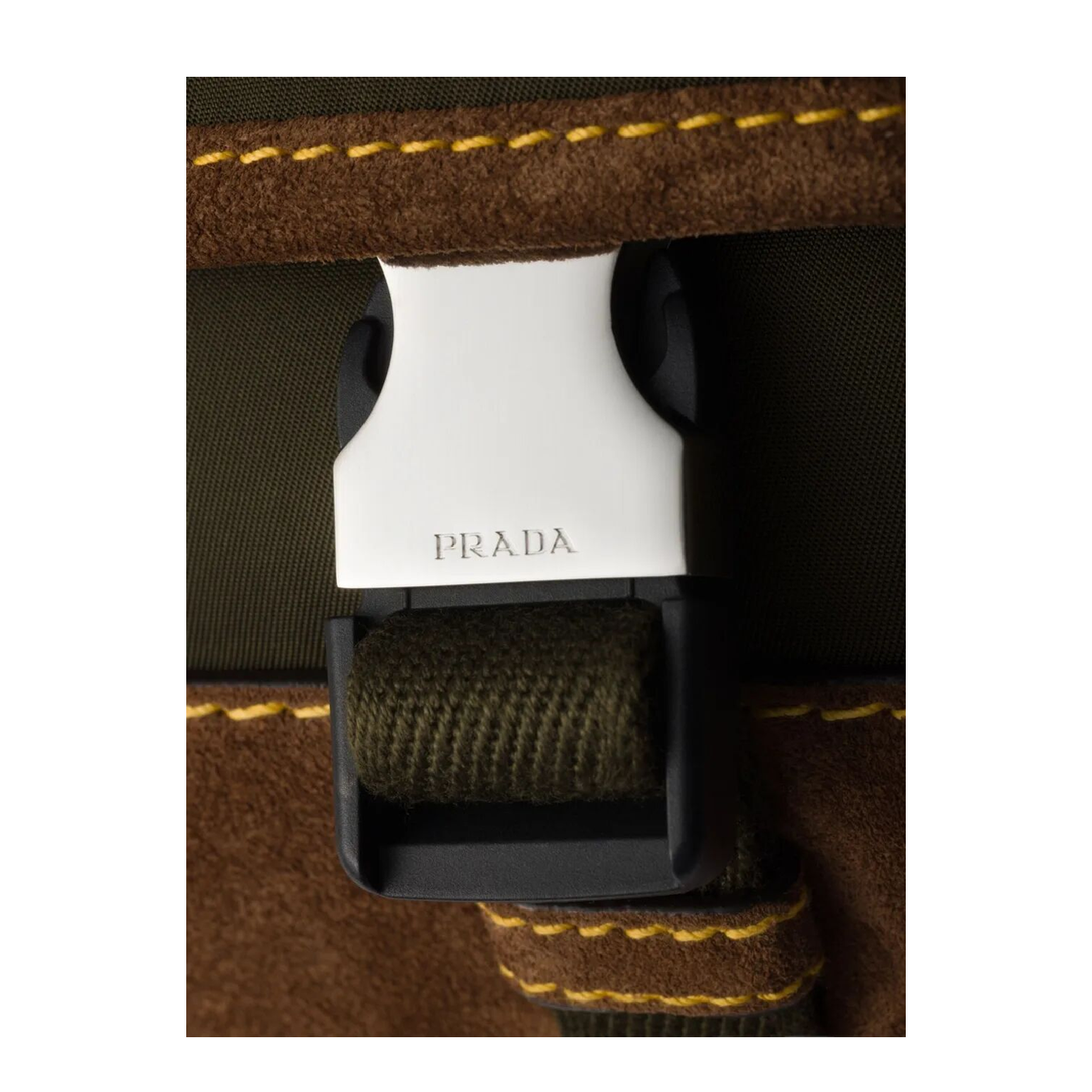 MAYFEYR - Prada - Re-Nylon And Suede Belt Bag - 2VH176VOBF384