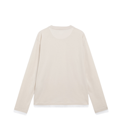 MAYFEYR - Prada - Talc White Long-Sleeve Cotton Top - UJL73BWM111CDF0P40