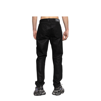 Jeans with decorative finish