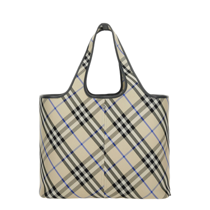 Medium Checked Tote Bag