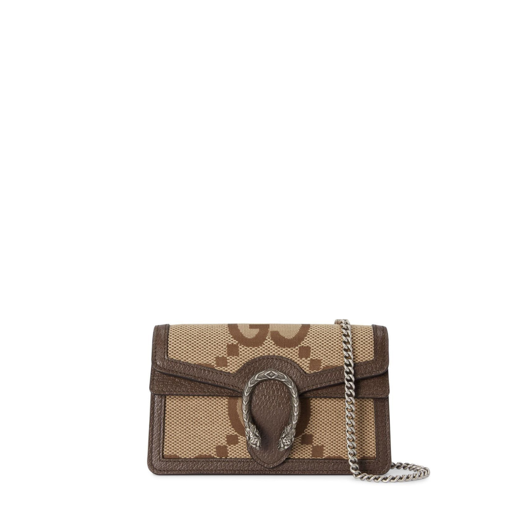 Dionysus Super Mini Shoulder Bag, Silver Hardware