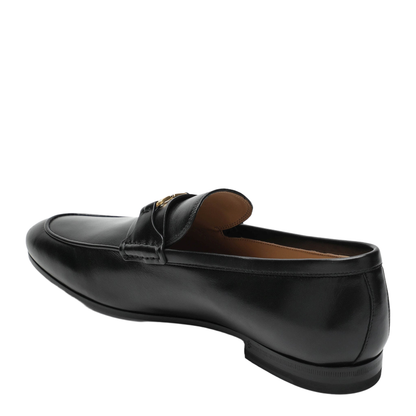 MAYFEYR - Valentino - Black Vlogo Signature Loafers In Nappa Leather - 9Y2S0N31EJC0NO