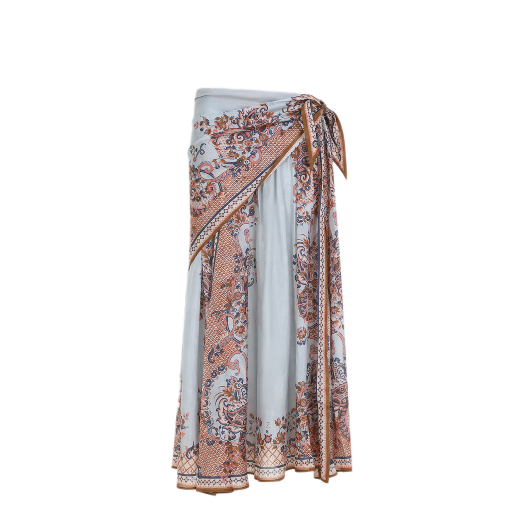 MAYFEYR - Zimmermann - Aster Scarf Mini Skirt - 8066SSS261BLUE