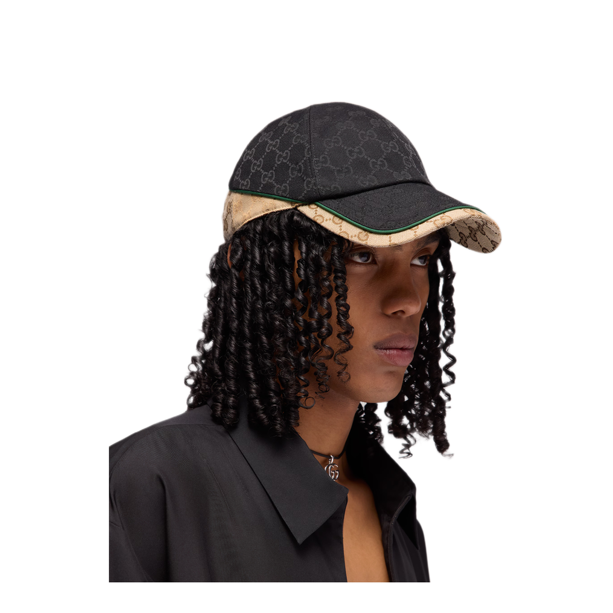 Gg Cotton Fabric Baseball Hat