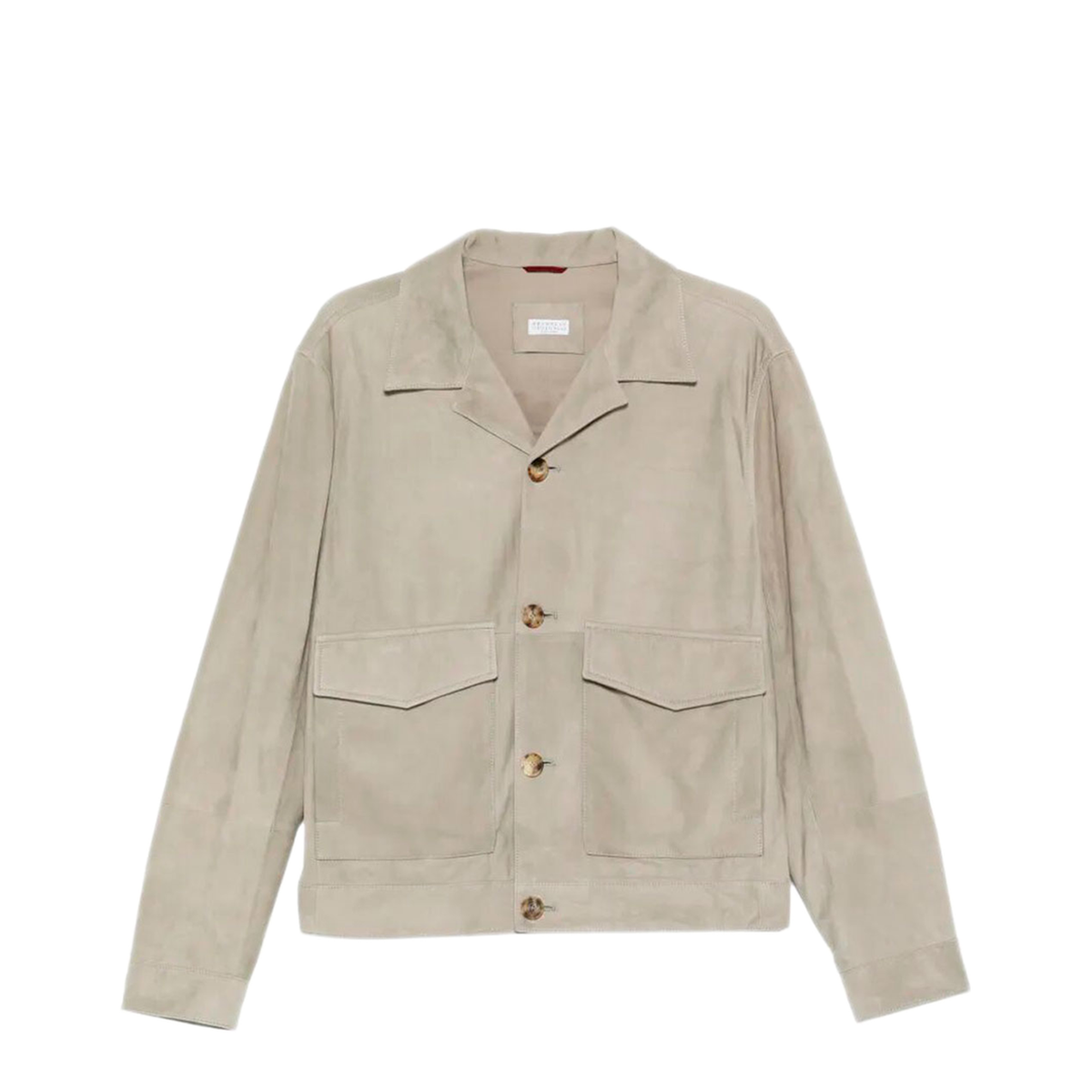 Men's Suede Jacket Beige