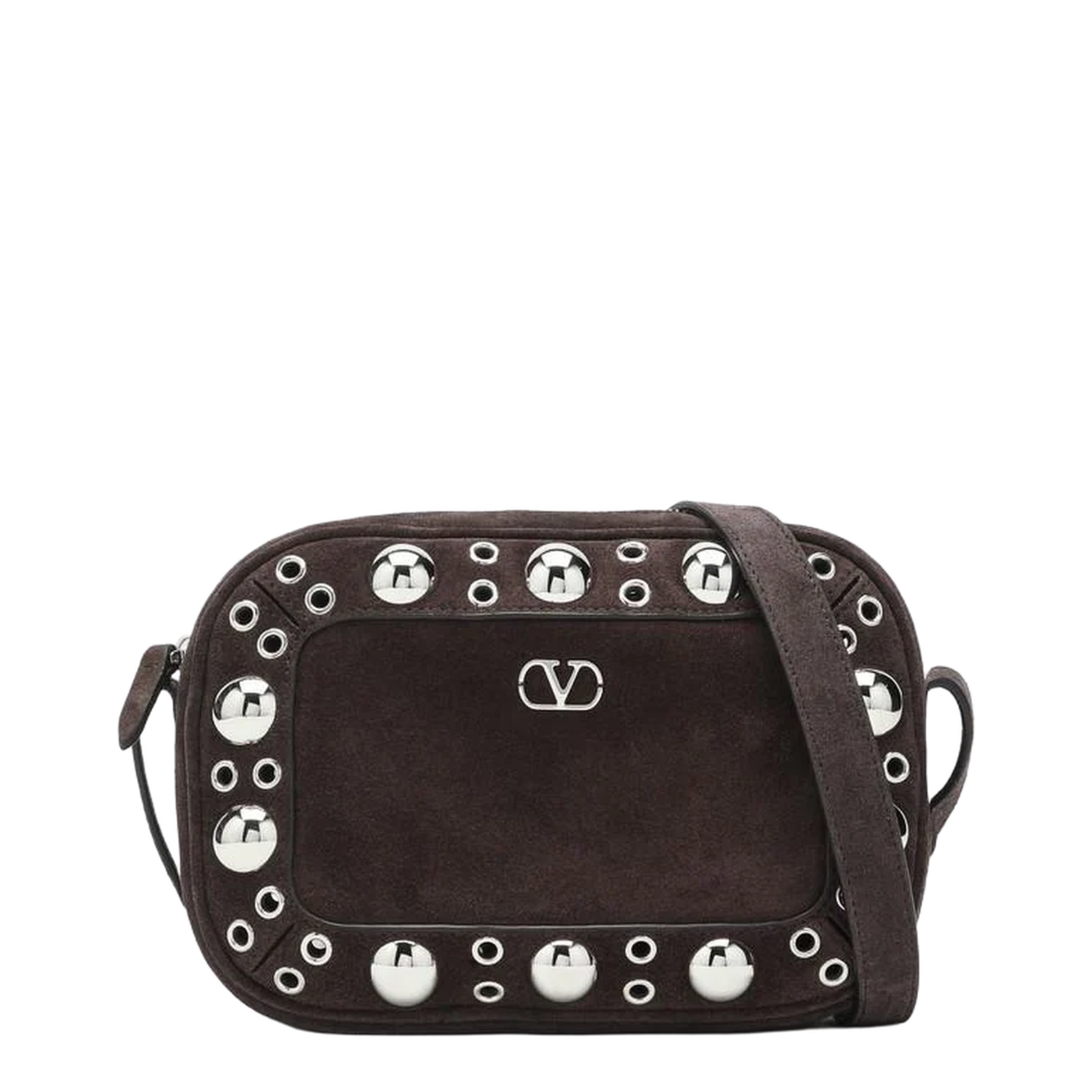 Nellcôte VLogo Signature Zip-Up Crossbody Bag